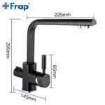 Frap Kitchen Faucets Deck Mounted Mixer Tap 360 Degree Rotation with Water Purification Mixer Tap Crane For Kitchen Y40104/-1 2
