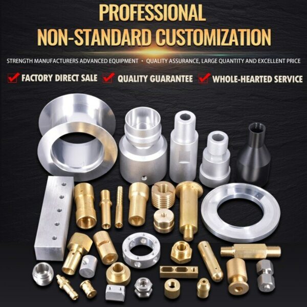 High Precision Custom Stainless Steel Metal Products CNC Machining Parts CNC machining Brass Parts Lathe processing 5