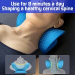 Neck Shoulder Stretcher Relaxer Cervical Chiropractic Traction Device Pillow for Pain Relief Cervical Spine Alignment Gift 6