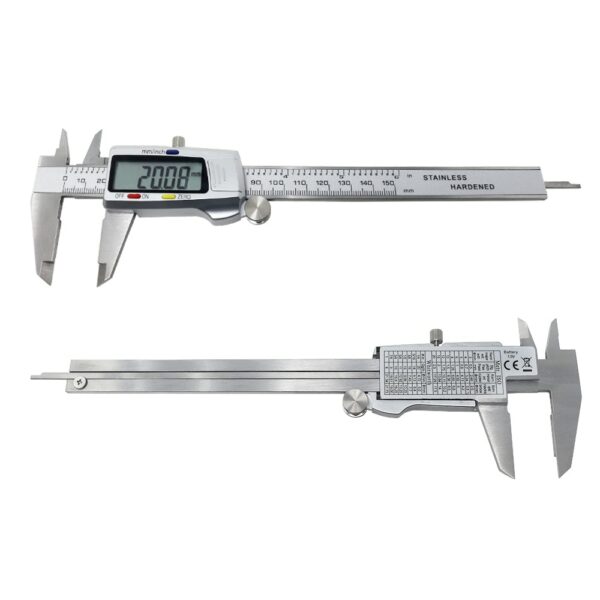 Metal 0-150mm/0.5mm Carbon Steel Fiber Vernier Caliper Gauge Micrometer Measuring Instruments 5