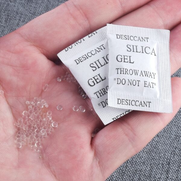 50/100/200 Packs Non-Toxic Silica Gel Desiccant Damp For Dehumidifier Accessories Absorber Bags Kitchen Room Living Moisture 3