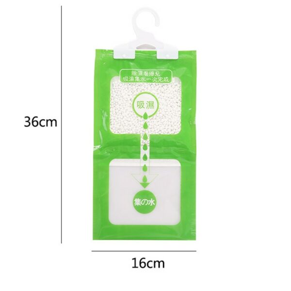 1pcs 150ml Mini Dehumidifier For Home Use Wardrobe Hangable Clothes Dryer with Desiccant Bedroom Moisture Absorber Bag 4