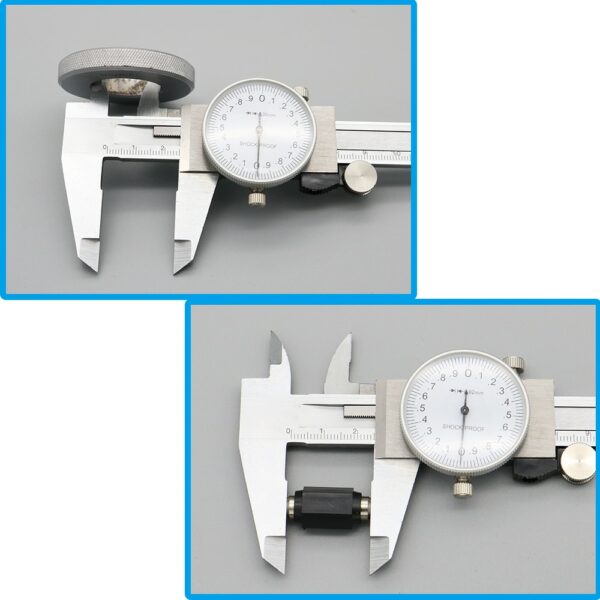 Dial Calipers 0-150 Mm 0.02mm High Precision Industry Stainless Steel Vernier Caliper Shockproof Metric Measuring Tool 4