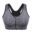 M-4XL Women Front Zipper Closure Push Up Bras Shockproof Fitness Vest Removable Padded Wireless Tops Sports Tops Lady Bra 8