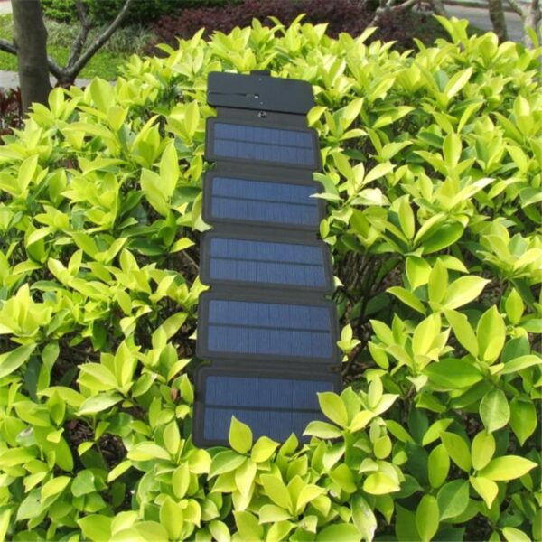 KERNUAP 20W Power Folding Solar Cells Charger Outdoor 5V 2.1A USB Output Devices Portable Solar Panels For Phone Charging 2
