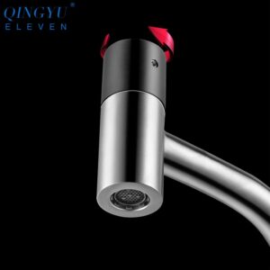 QINGYU ELEVEN New Drinking Kitchen Filter Faucets Rotary Switch 304 Stainless Steel Brushed Single Cold Kitchen Faucet 2