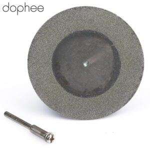 dophee 60mm Carbon Steel Circular Saw Blade Rotary Tool  1/8" Mandrel Cut Off Wheel Rotary Diamond Cutting Disc 1PC 1