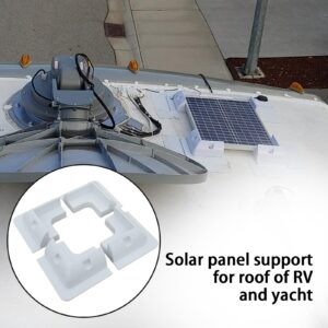 White Solar Panel Mounting Side Brackets Corner For Motorhomes Boats Caravans Rv Boats Kit Solar Caravana Sheds Uv-resistant 2