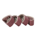 CMCP 5pcs Sanding Belts 75x533mm 40/60/80/120 Grit Sander File Belt Set Abrasive Tools Accessories 2