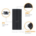 120W 240W Flexible Solar Panel kit Photovoltaic Module Solar Power Charger for Yacht Motorhome Car Boat Caravan 12v Battery 3