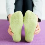 Women High Quality Pilates Socks Anti-Slip Breathable Backless Yoga Socks Ankle Ladies Ballet Dance Sports Socks for Fitness Gym 5