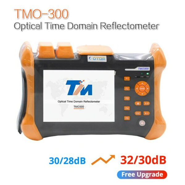 TMO-300 Compact Optic Fiber Time Domain Reflectometer OTDR Test Equipment 1310/1550nm 32/30dB SM-B SM With 10mW VFL 1