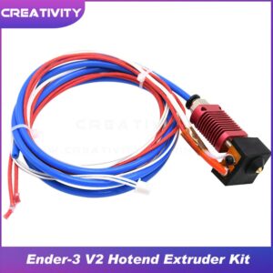 Creativity Ender-3 V2 Hotend Extruder Kits Aluminum Heat Block with Heater Thermistor for Creality Ender3 V2 Ender-3 Ender-3 Pro 1