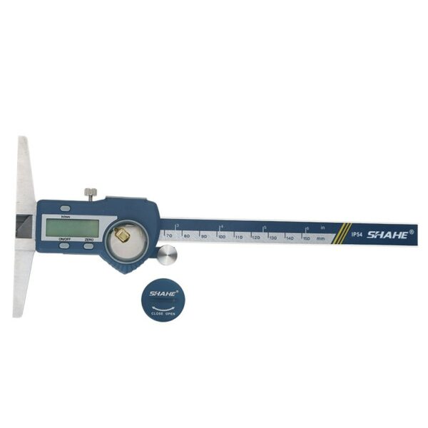 depth vernier caliper micrometer 150 mm 6''  digital vernier caliper stainless steel digital electric digital depth gauge 5