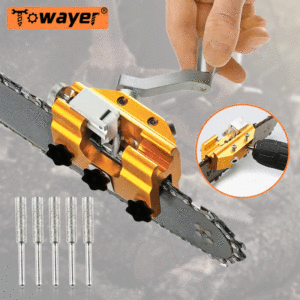Portable Chain Saw Sharpener Manual Chainsaw Sharpening Jig Grinding Abrasive Tool Machinery Chain Saw Drill Sharpen Tools 1