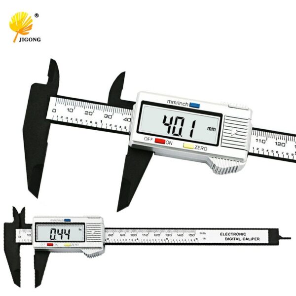 JIGONG High Quality 6inch 150 mm Digital Vernier Caliper Micrometer Guage Widescreen Electronic Accurately Measuring 1
