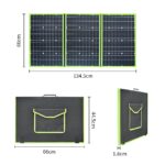 solar panel foldable flexible portable 100w 150w 200w 300w 18v/20v home kit outdoor charger controller 5v usb 12v car RV battery 4