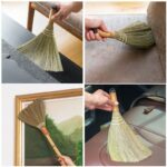 Wood Floor Sweeping Broom Soft Hair Fur Household Floor Cleaning Tools Manual Archaize Broom Sweeper Household cleaning tools 6