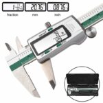 Stainless Steel Digital LCD Display Caliper 150mm Fraction MM Inch 0.01mm Precision LCD Vernier Caliper Measuring Tools With Box 1