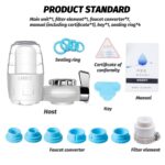 Faucet Water Purifier Clean Kitchen Tap Washable Ceramic Percolator Water Filter Filtro Rust Bacteria Removal Replacement Filter 5